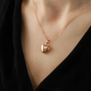 Rose Gold Heart Pendant